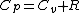 C_p = C_v + R